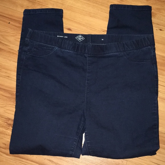 st john's bay pull on jeans